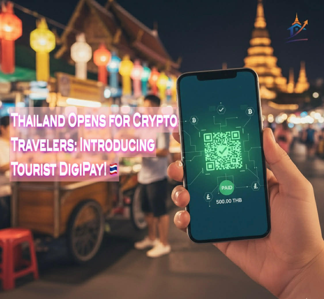 💥 Thailand Opens for Crypto Travelers: Introducing Tourist DigiPay! 🇹🇭🪙